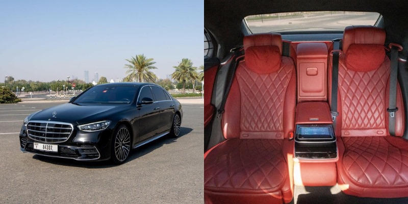 Mercedes S-Class Chauffeur Service Dubai Luxury Sedan