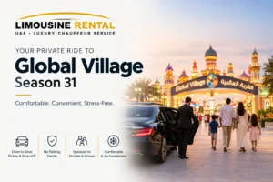 private car with driver for Global Village